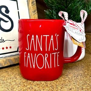 Rae Dunn Santas Favorite Mug